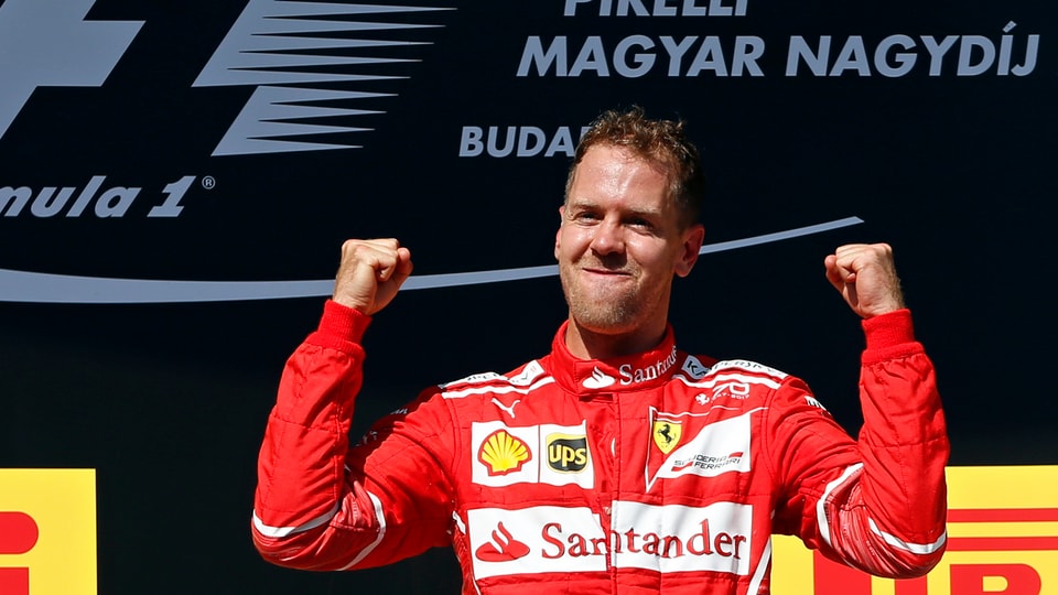 Sebastian Vettel selegra sin il podest