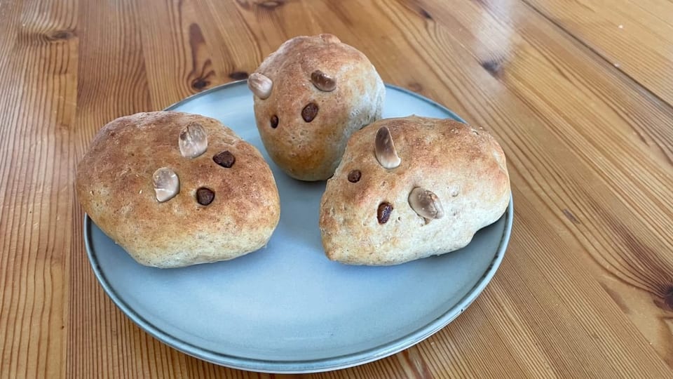 Mäusebrötchen Rezept für Kinder