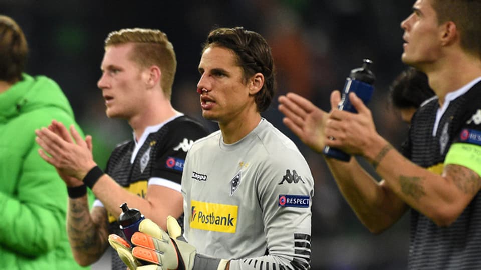 Goli Yann Sommer sblatscha suenter il gieu da Champions League, el ha sang enturn il nas.