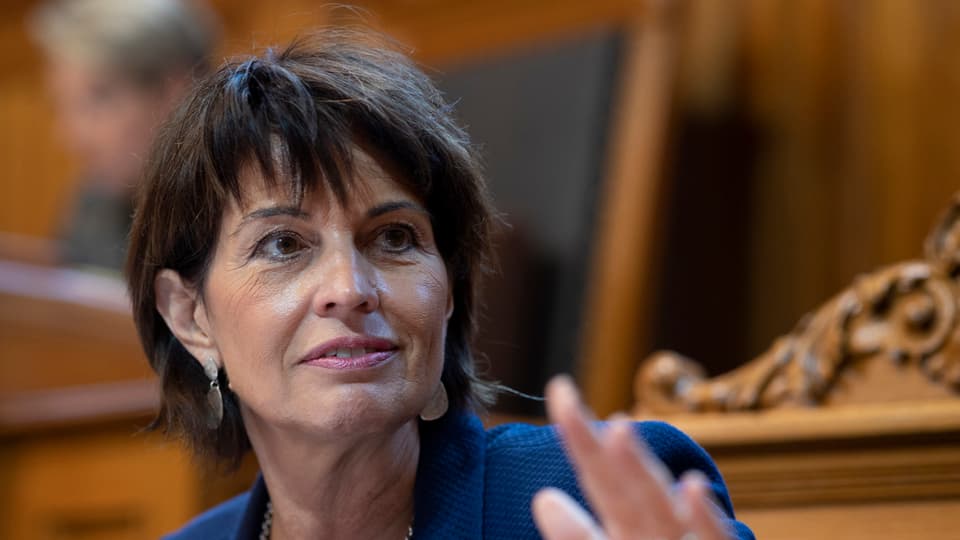 Mezdi: La demissiun da Doris Leuthard – sia charta