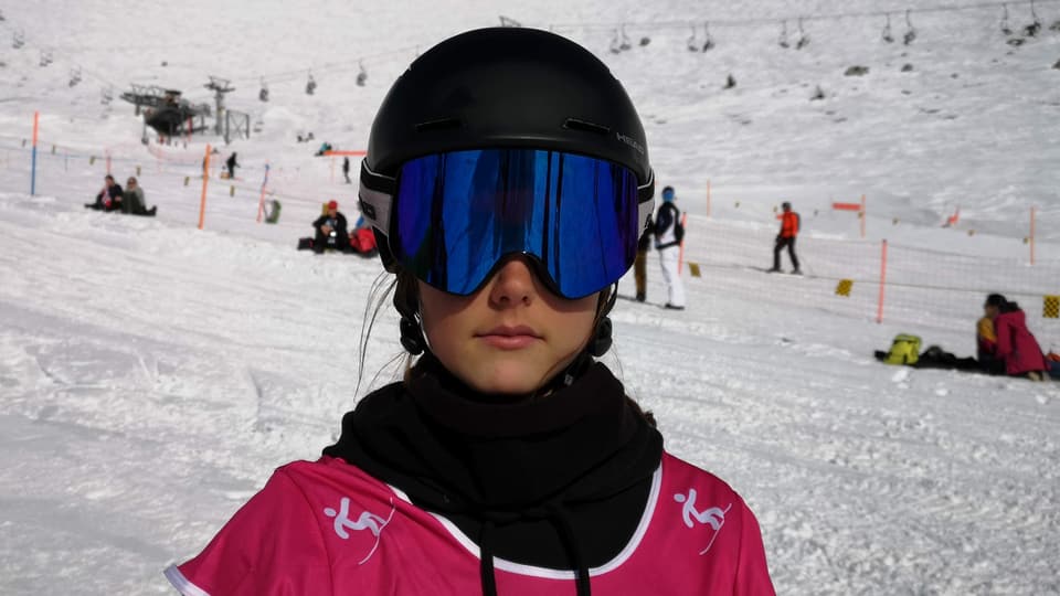La snowboardista Mona Danuser.