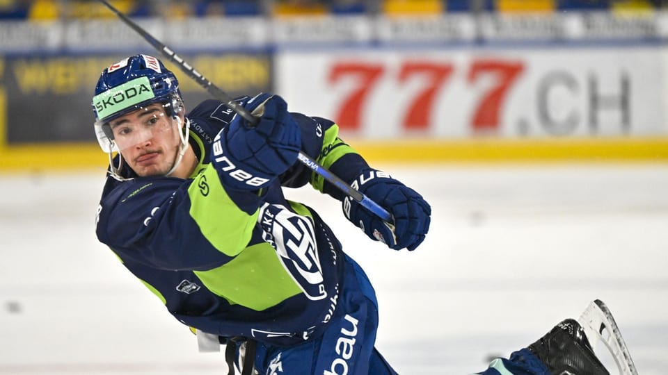 Der Eishockeyspieler Enzo Guebey spielt neu für den HCD.