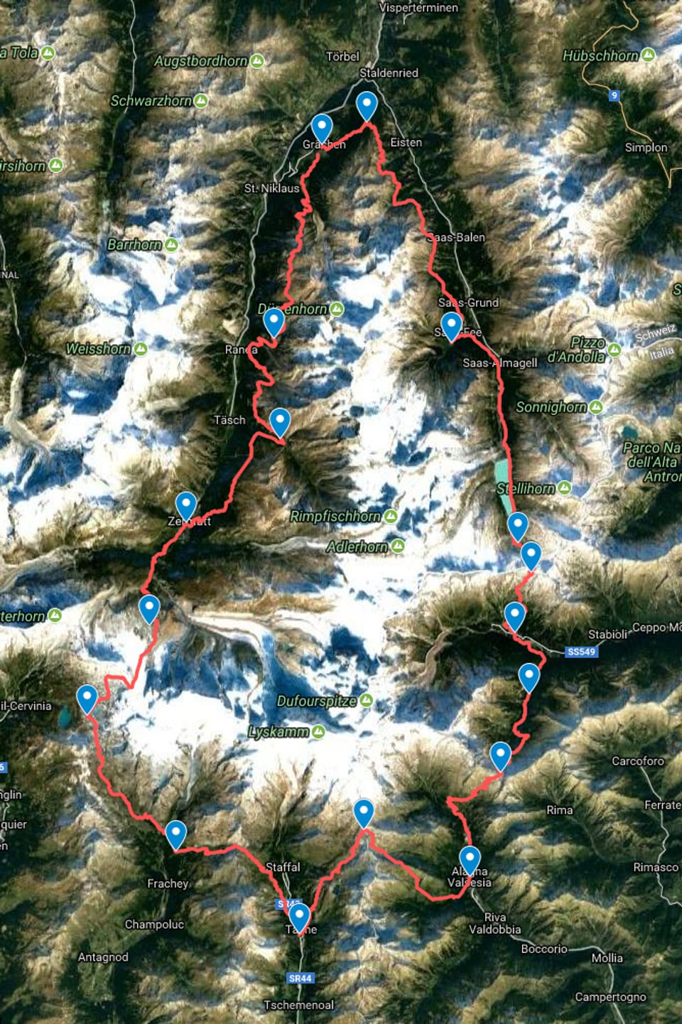 massiv Monte Rosa