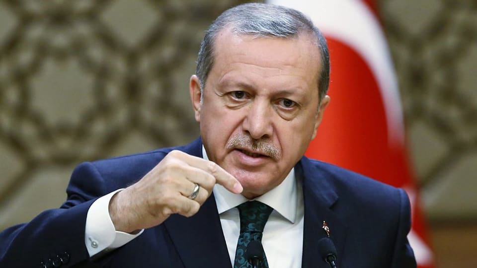 Il president tirc Recep Tayyip Erogan.  