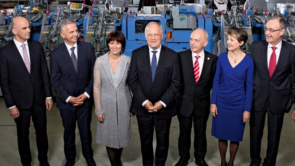 Ils 7 commembers dal cussegl federal il 2016.