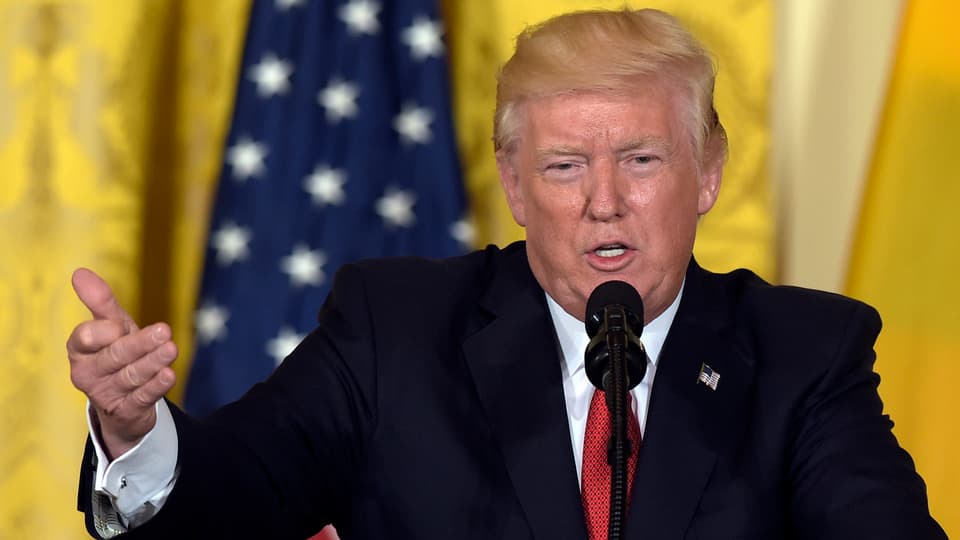 Il president american Donald Trump.