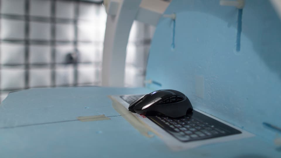 Ina mieur ed ina tastatura da Logitech.
