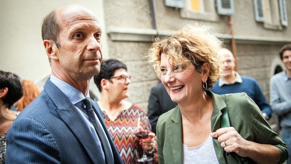 Beat Rieder e Marianne Maret.