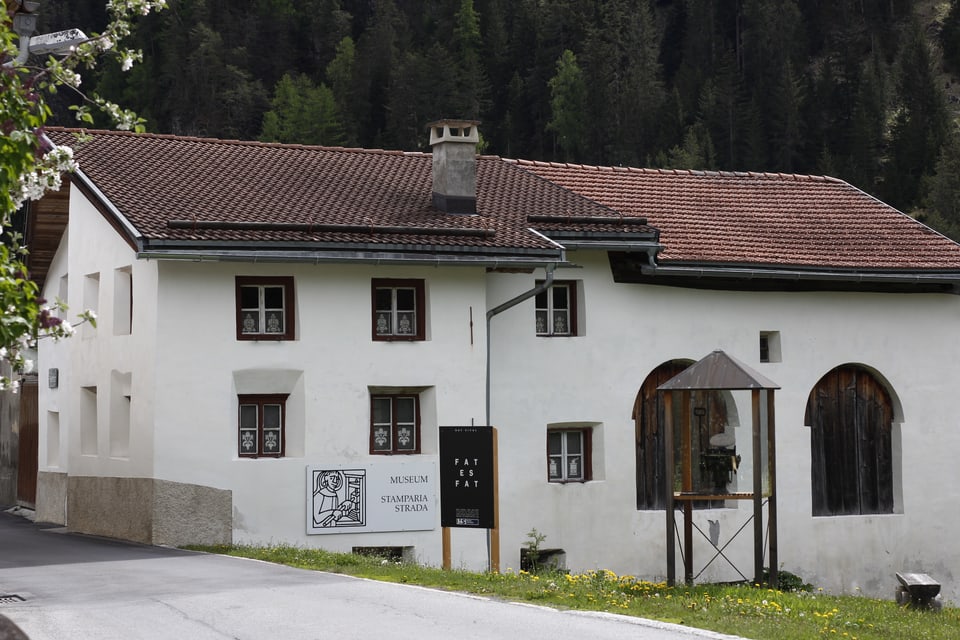 200 Jahre lang gab es in Strada eine Druckerei, heute ist es ein Muesum