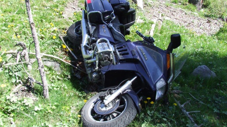 Il moto tgir-blau ch'è giu plaun e donnegià.
