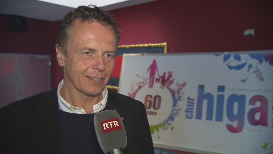 Marco Engel, il schef da l'exposiziun Higa