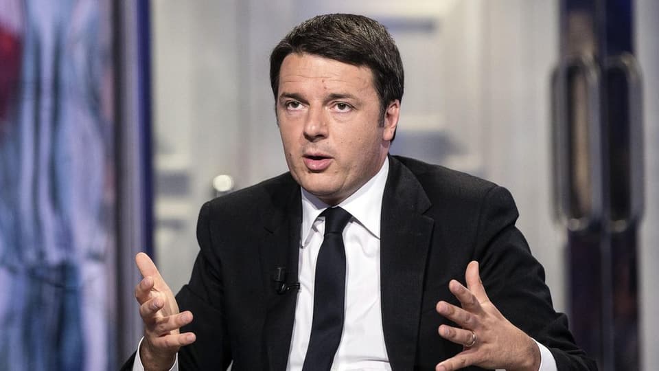 Il primminister talian Matteo Renzi.