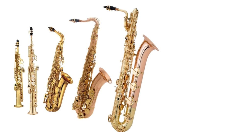 5 divers saxofons