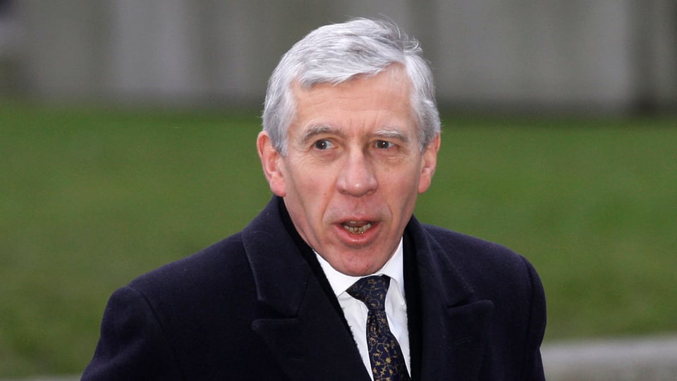 Putret da l'anteriur minister da l'exteriur Jack Straw.