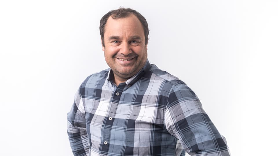 Purtret dad Armon Schlegel.