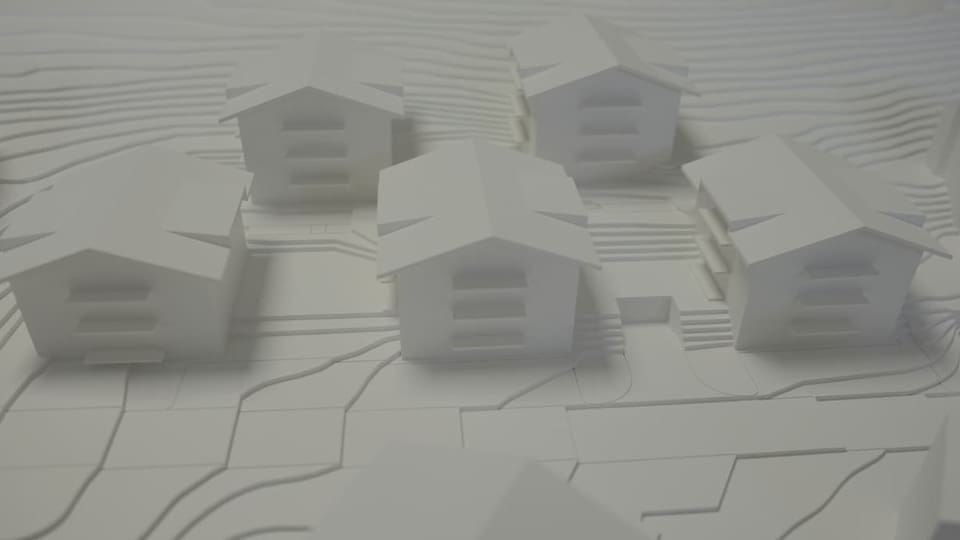 Architekturmodell Resort Tgariel