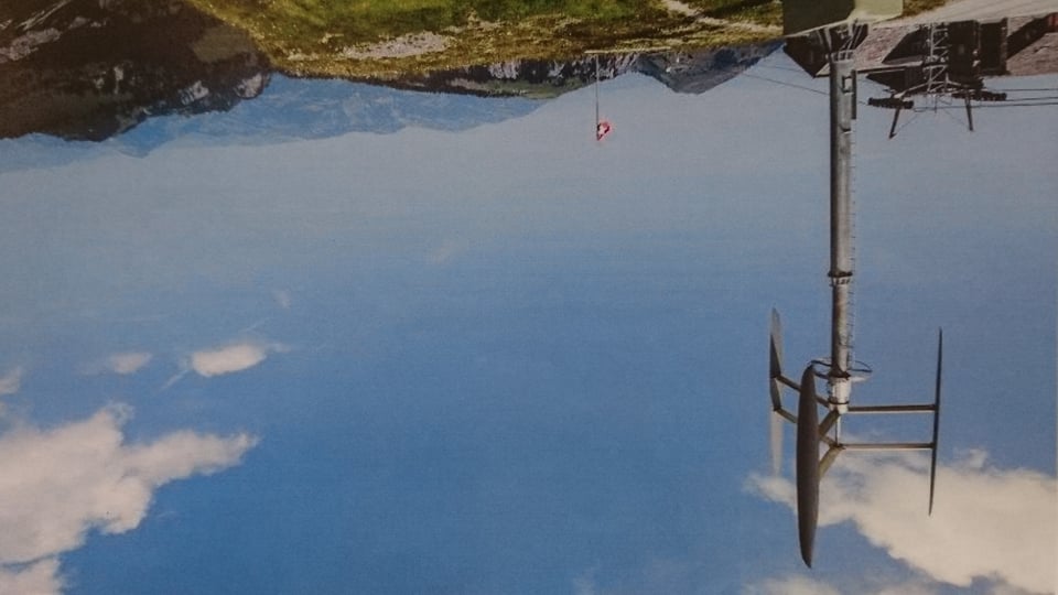 Exempel d'ina turbina da vent verticala.
