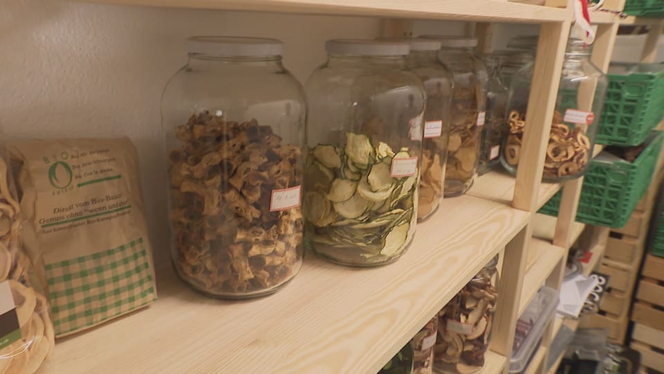 Getrocknete Früchte und Gemüse