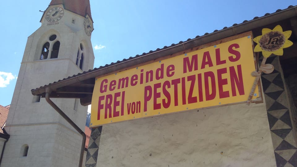 Placat: Gemeinde Mals frei von Pestiziden