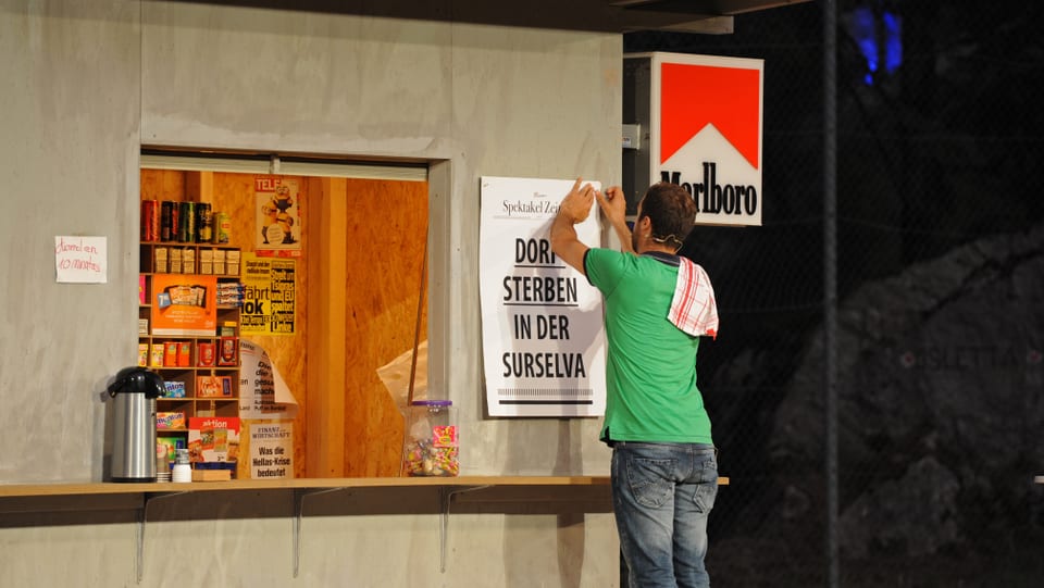 Il legendar kiosc da Tavanasa è il center dal teater musical.