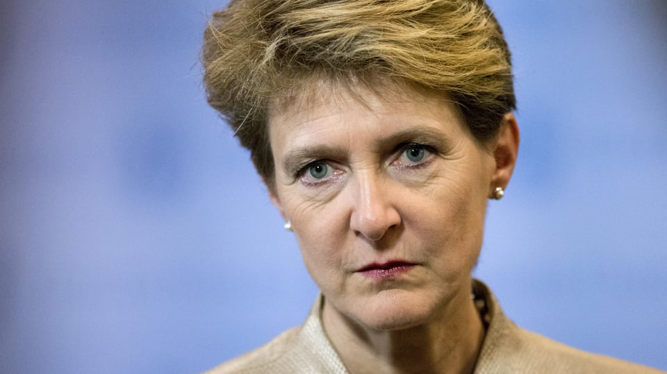 La presidenta da la Confederaziun, Simonetta Sommaruga.