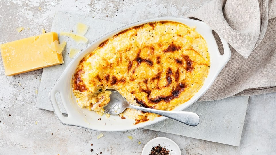 Rezept für Polentagratin aus Graubünden. Polentagratin aus Graubünden.