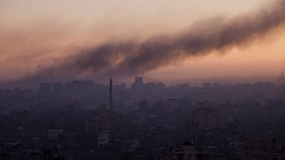Rauch über Gaza