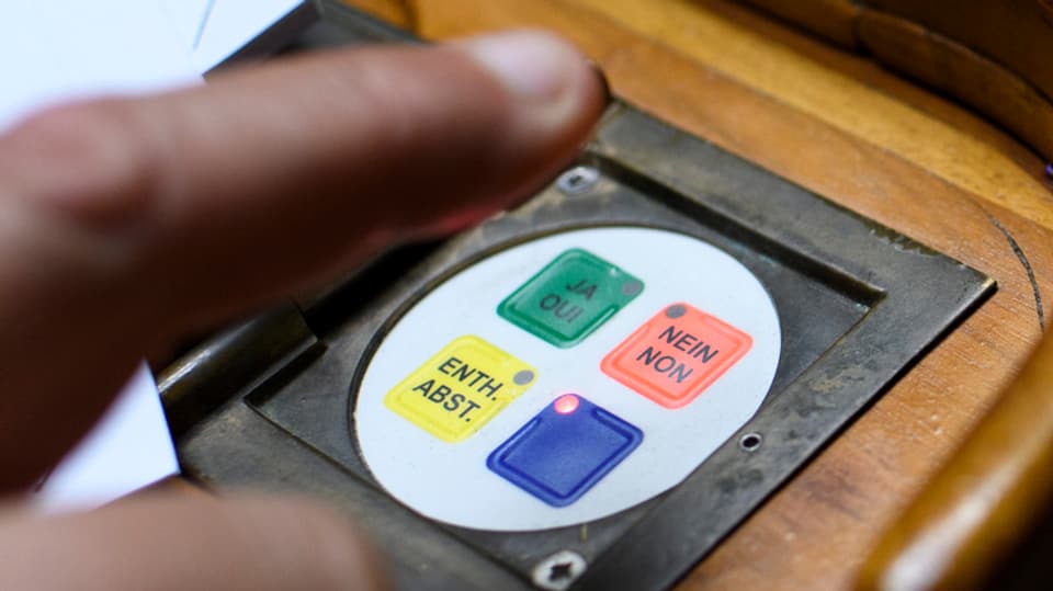 Purtrt dals nuvs da votar en il parlament federal. 