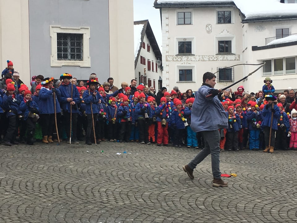 Impressiuns dal Chalandamarz a Samedan.