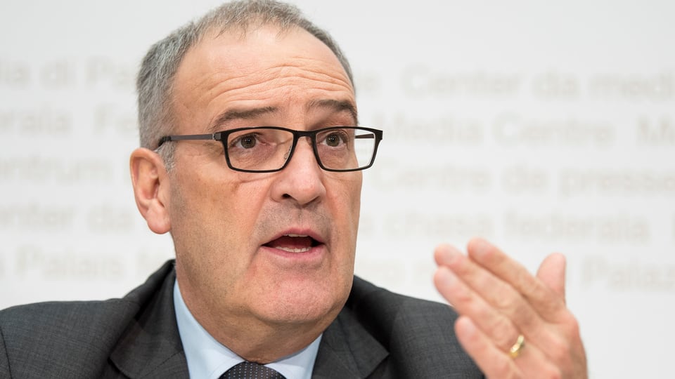 Il minister da la defensiun da la Svizra, Guy Parmelin.