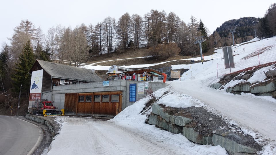 La staziun da val a Veulden.