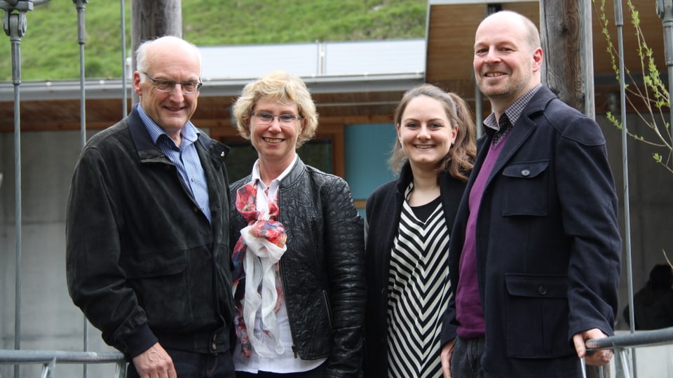 Mario Pult, Riccarda Sulser, Leonie Bandli, Manfred Veraguth (da sen.)
