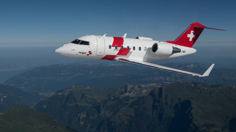 Jet d’ambulanza da la REGA.