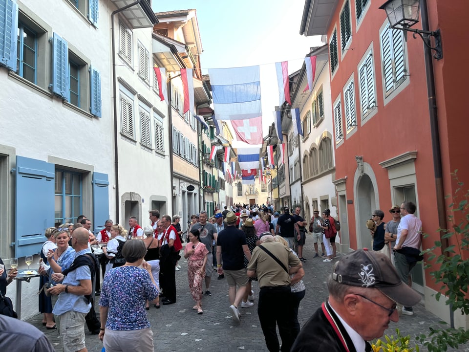 Eidgenössisches Jodlerfest Gasse Zug