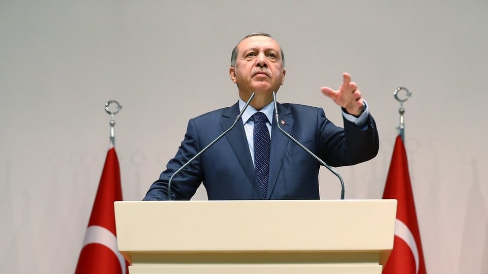 Ina fotografia dal president tirc Erdoğan.