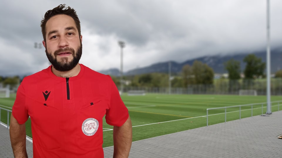 Max Kressig ist seit langem Schiedsrichter beim Fussballclub Thusis/Cazis. 