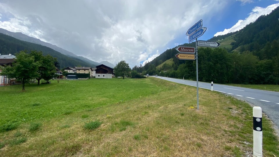 Ort für la Tessada und das neue Gebäude