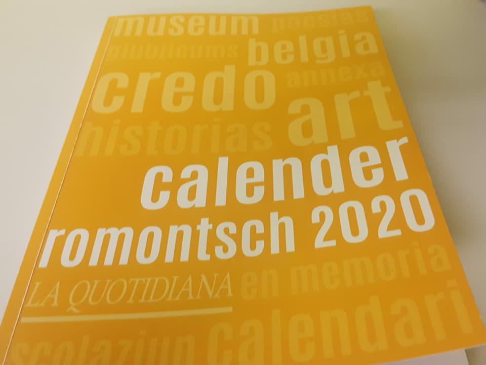 Il Calender romontsch dal 2020. 