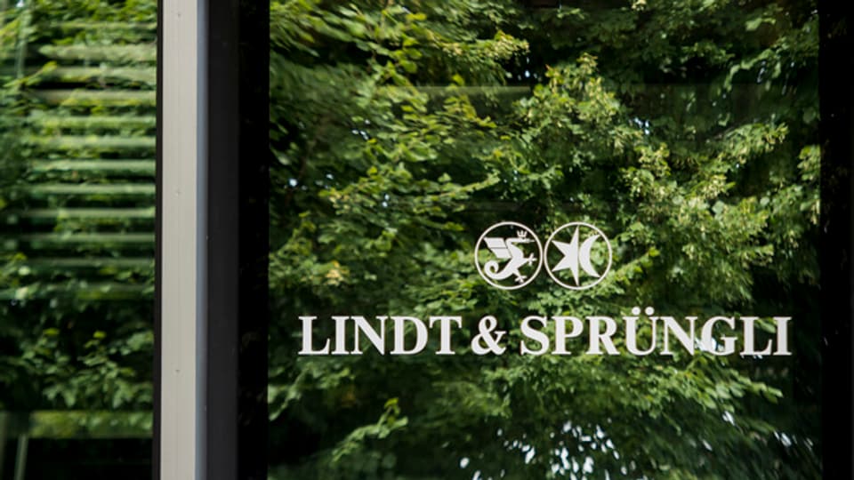 L'entrada dal concern Lindt & Sprüngli a la sedia a Klichberg en il chantun Turitg.