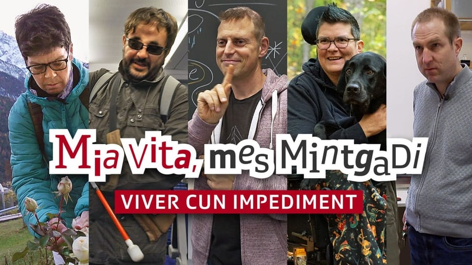 Mia vita, mes mintgadi – Els tschintg sin ina cumbinaziun da purtret cun il titel da la seria.