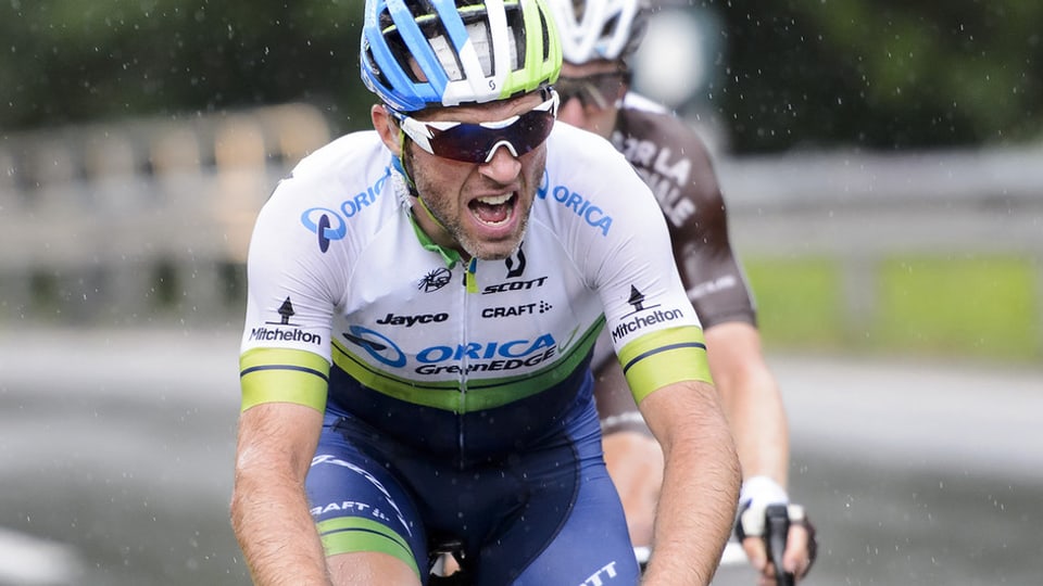 Michael Albasini durant la cursa.