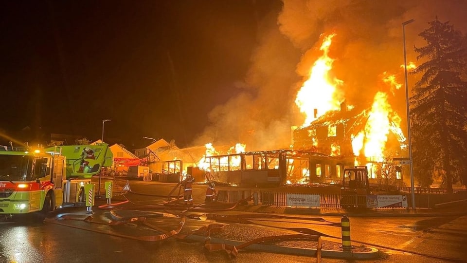 Foto dal incendi