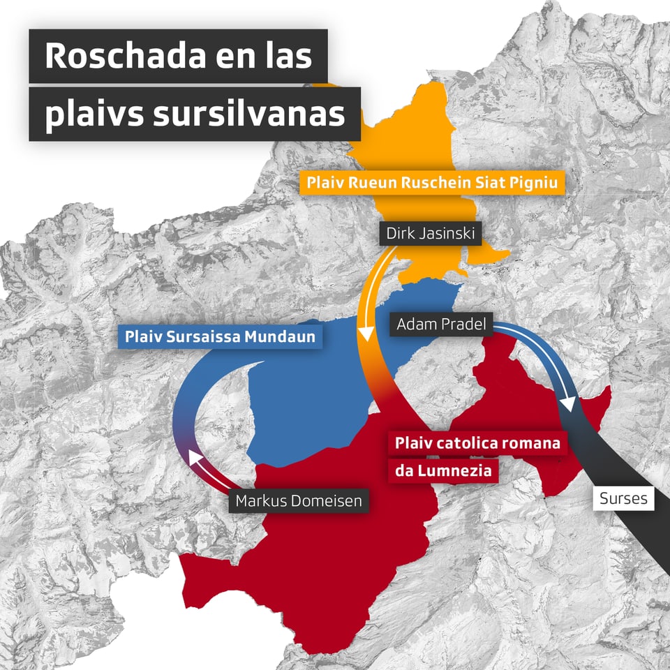 Survista da la roschada da prers en Surselva.