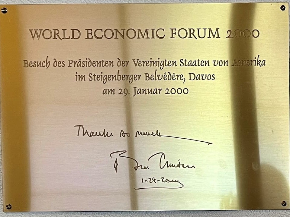 Regurdientscha al WEF 2000.
