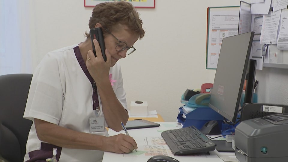 Annamarie Chistell, servetsch da punt palliativ Annamarie Chistell, palliativer Brückendienst Surselva