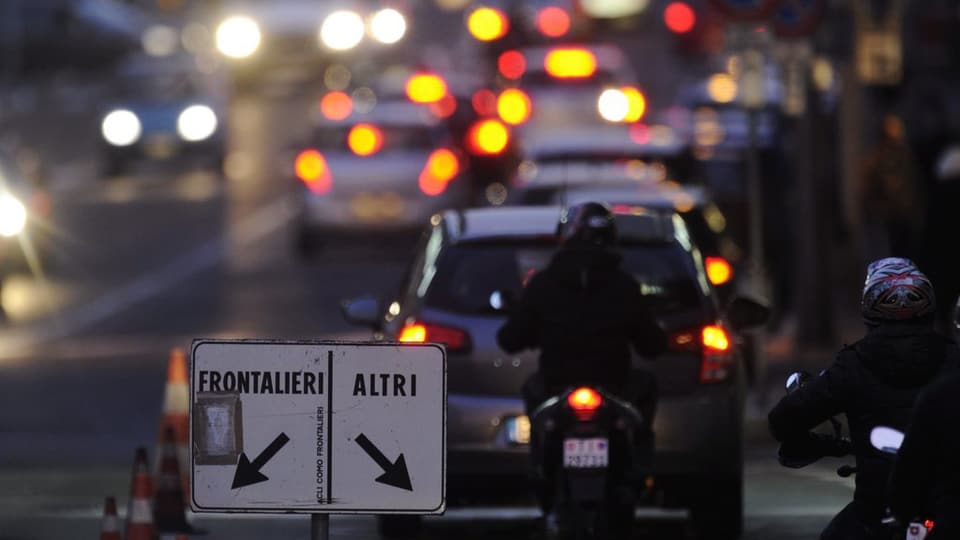 Traffic sin ina via tessinaisa.