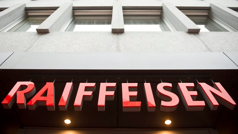 Logo banca Raiffeisen.