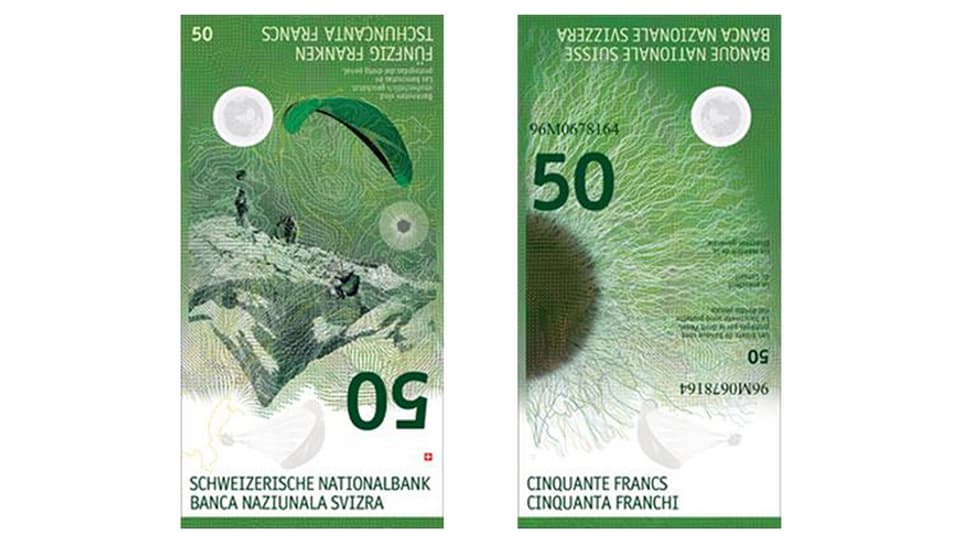 La nova bancnota da 50 francs.