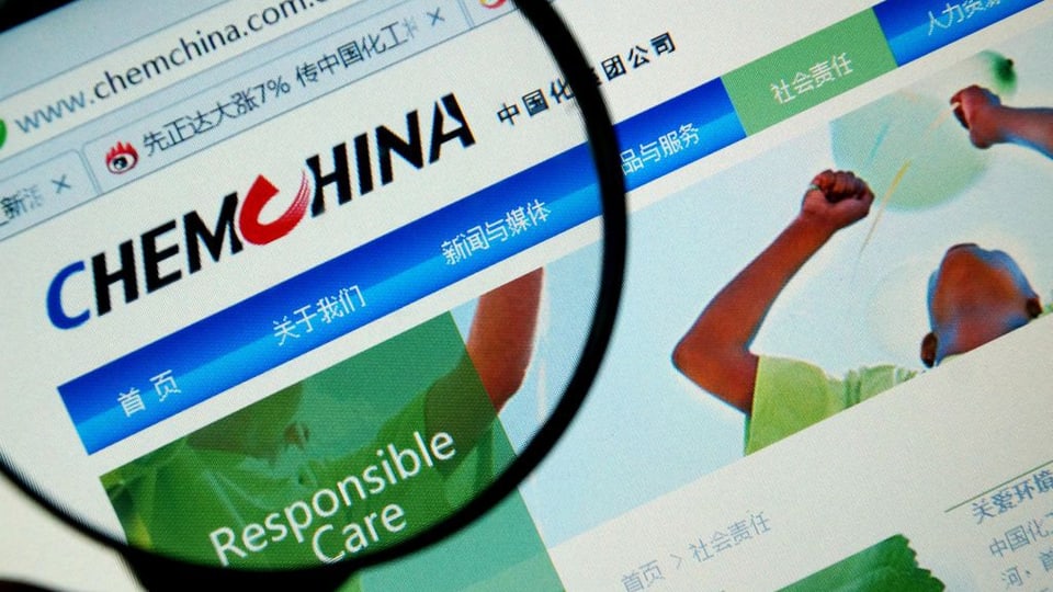 Ina marella ch`è drizzada envers la homepage da ChemChina.