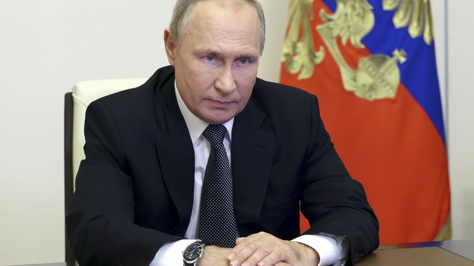 Putin kritisiert die Friedenskonferenz in der Schweiz.